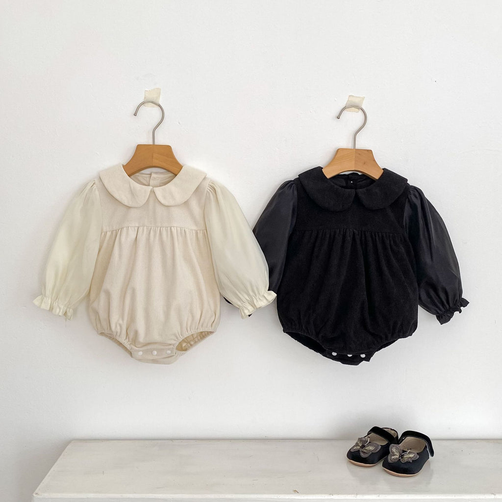 Baby Corduroy Doll-Collar Romper