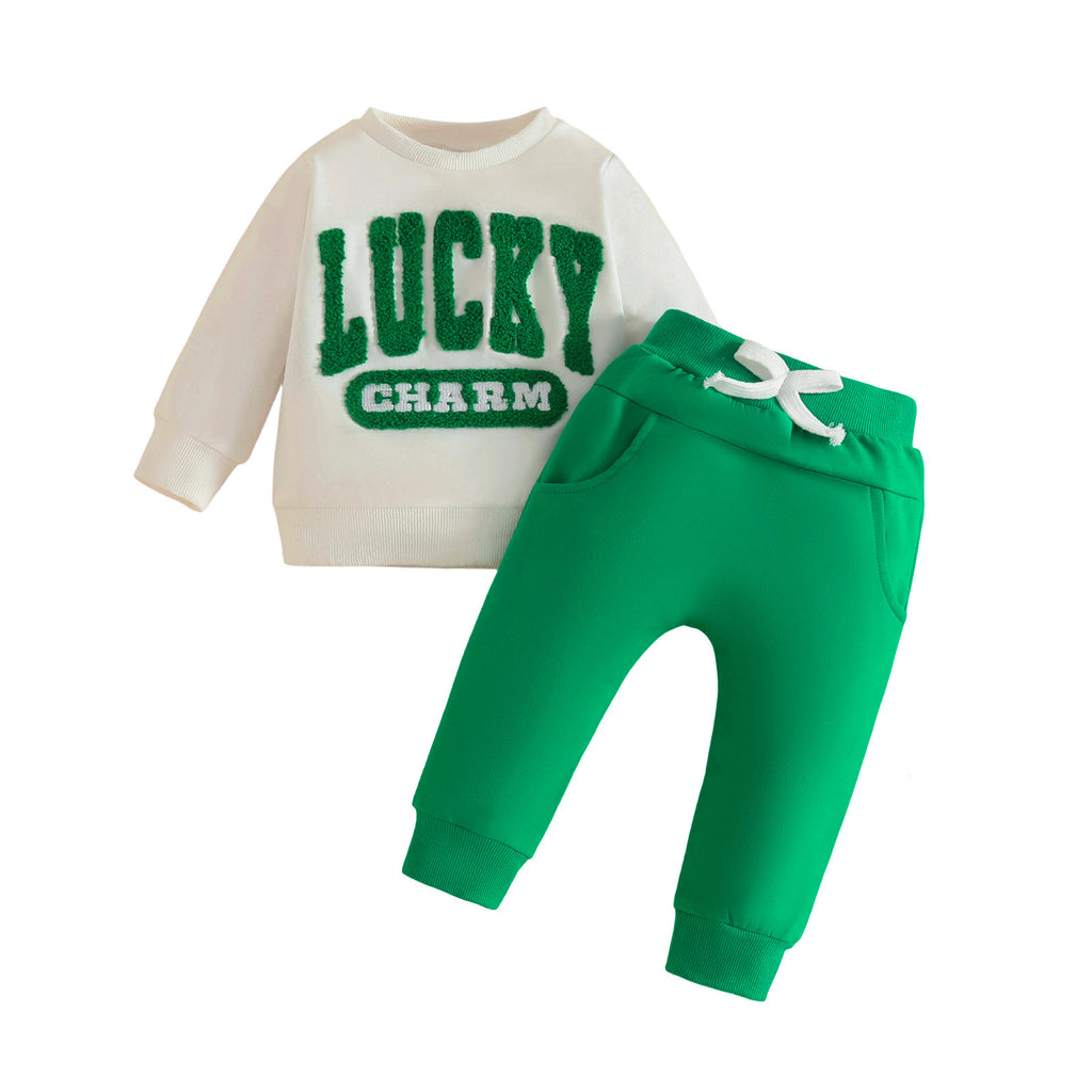 Kids' Crewneck Sweatshirt & Pants Set