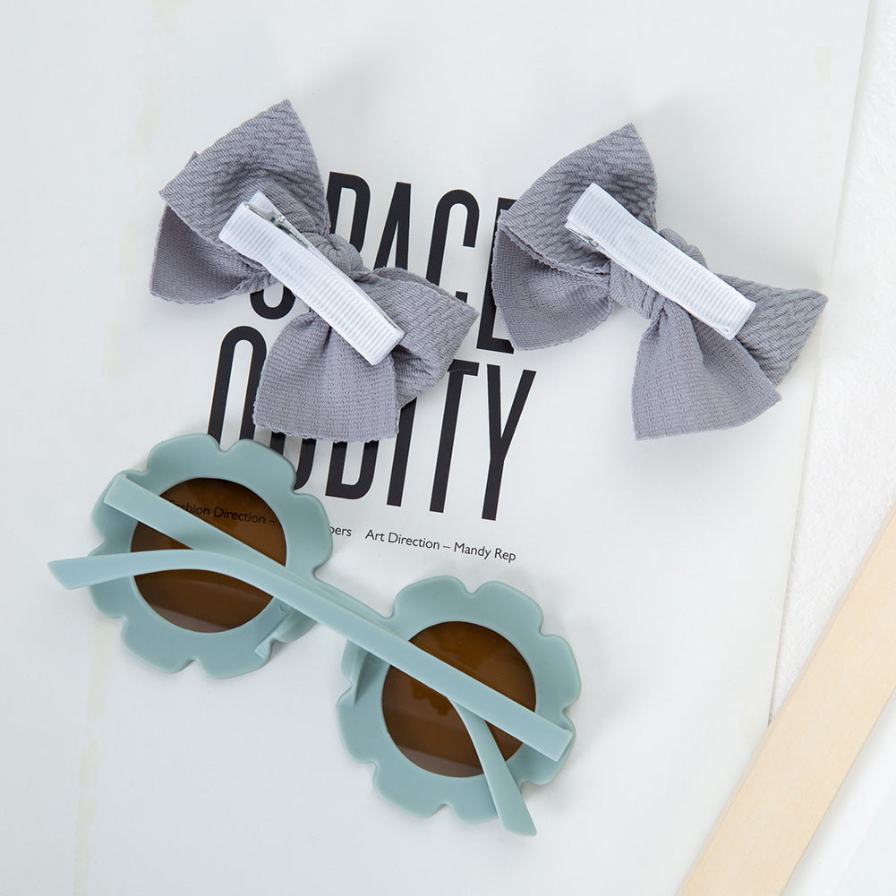 Baby Sunglasses & Hair Clip Set