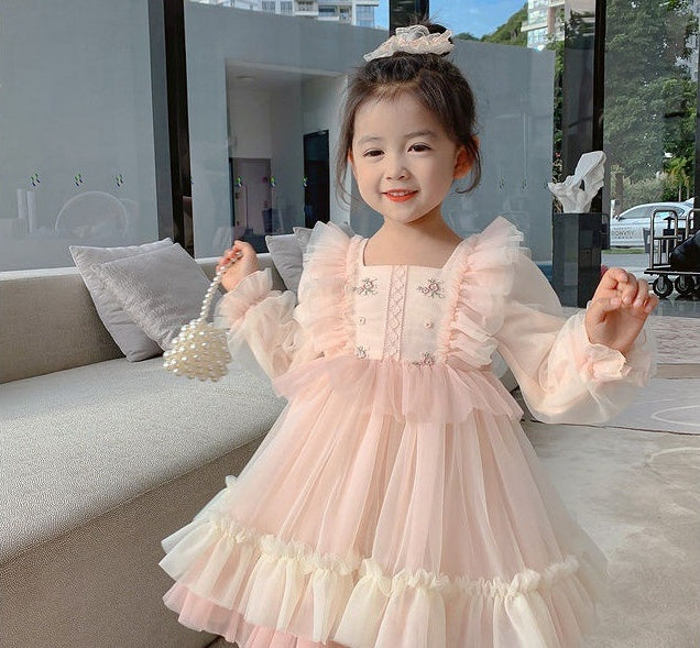 Big Girls' Chiffon Flower Girl Dress