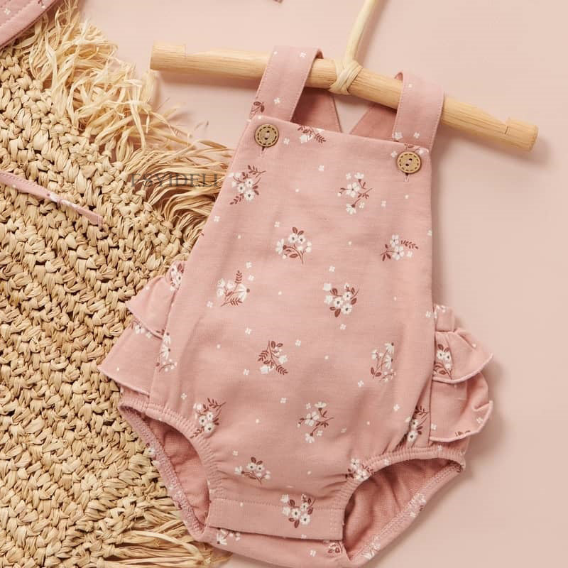 Baby Girl Ruffle Sling Bodysuit
