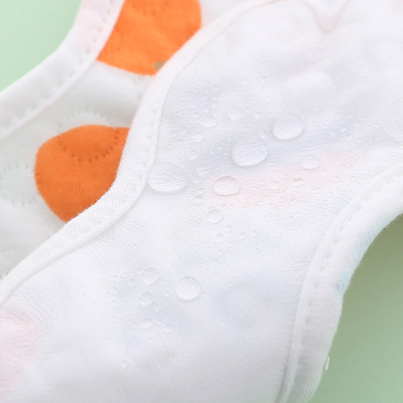 Waterproof Petal Cotton Bib
