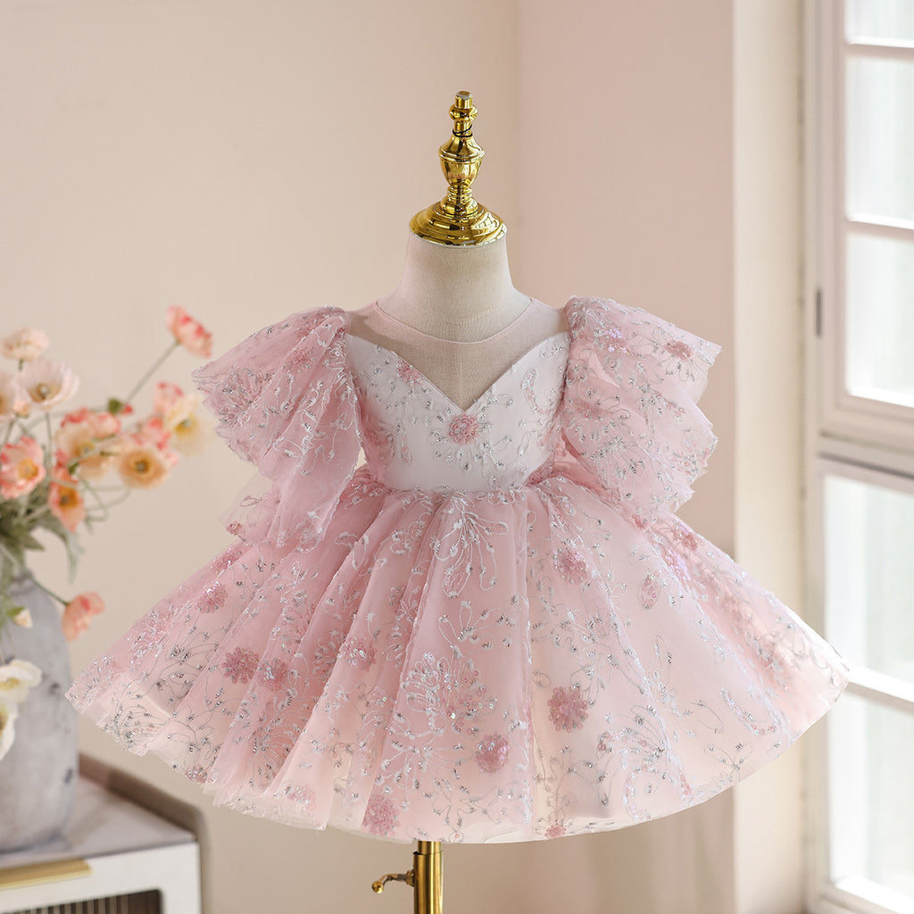 Girls' Tulle Tutu Performance Dress