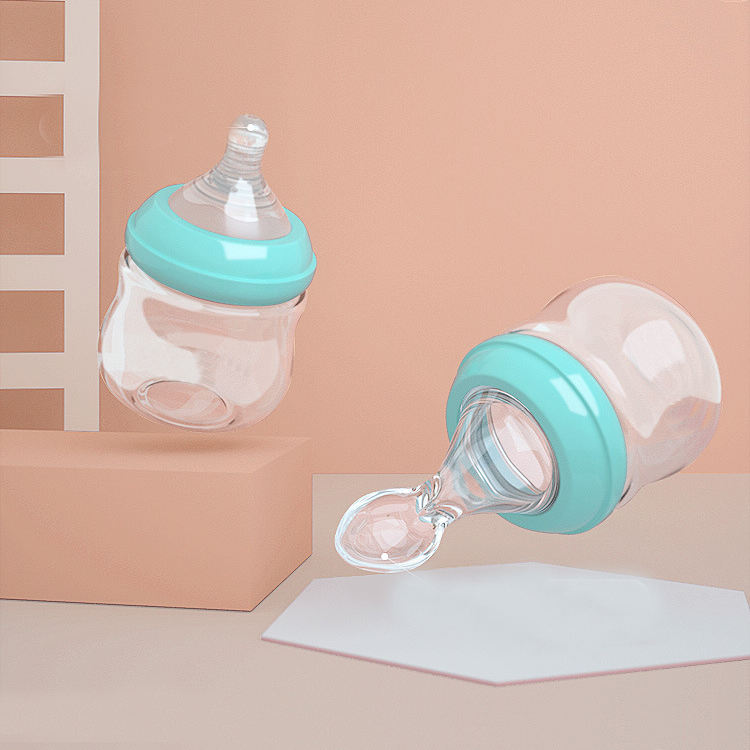 Borosilicate Glass Feeding Spoon Bottle Set