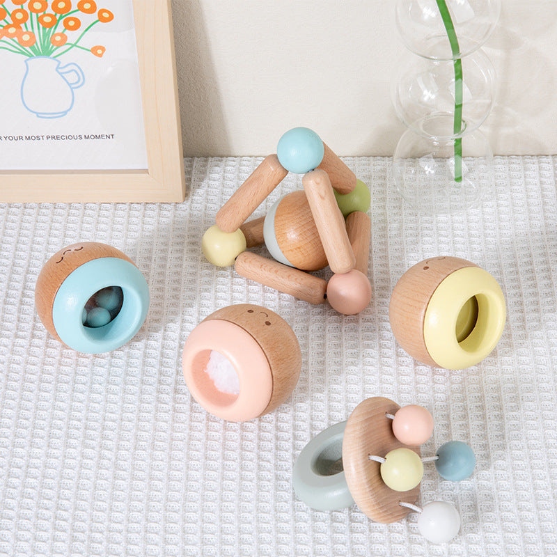 Beech Wood Sensory Tumbler Set (5-Piece)