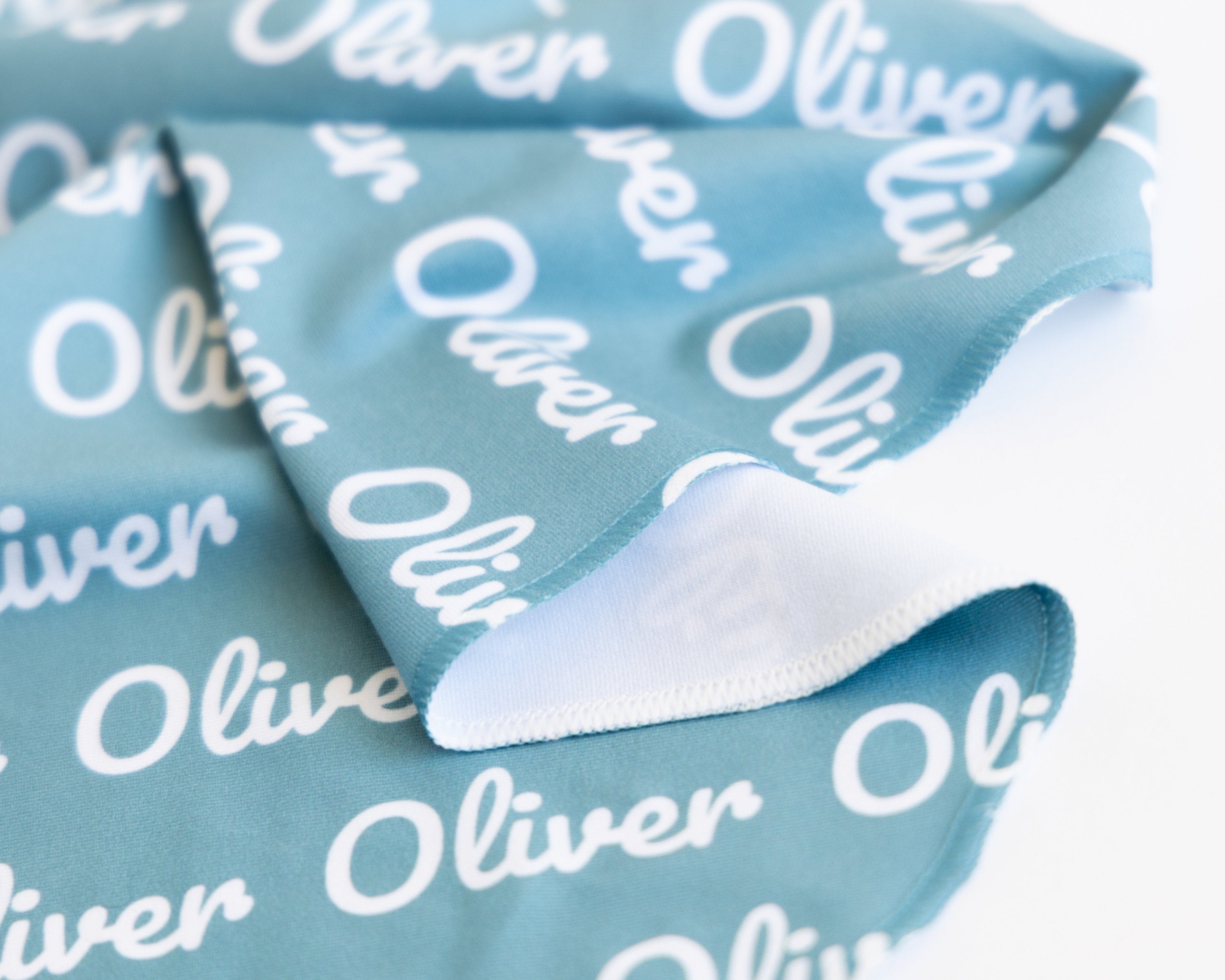 Personalized Jersey Swaddle Blanket