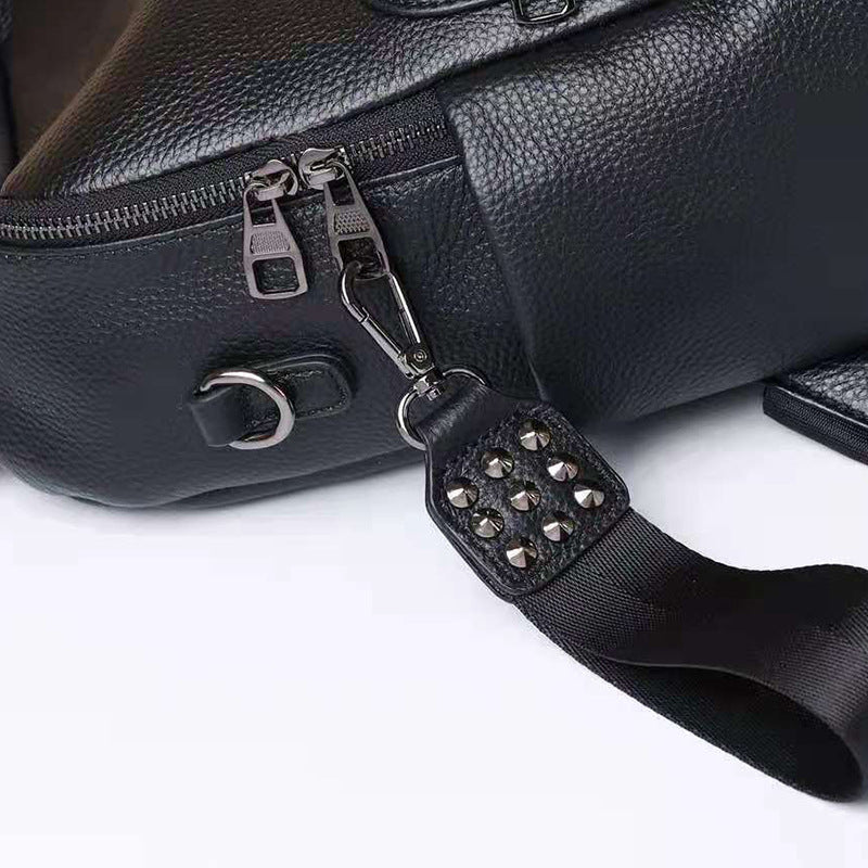 Women's Leather Fashion Backpack