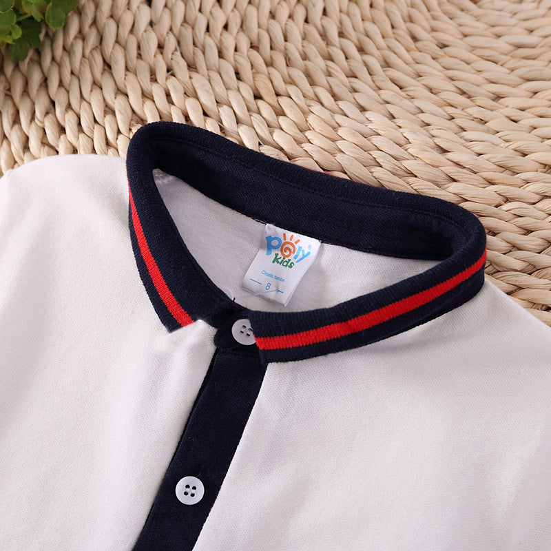 Boys' Solid-Color Cotton Tee