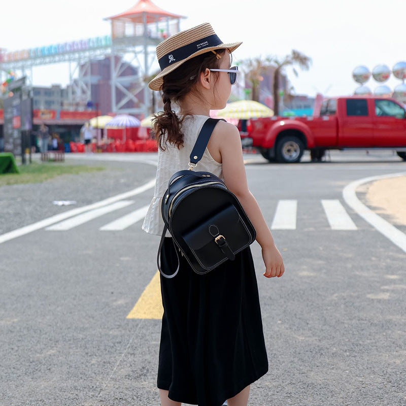 Girls' Small PU Backpack