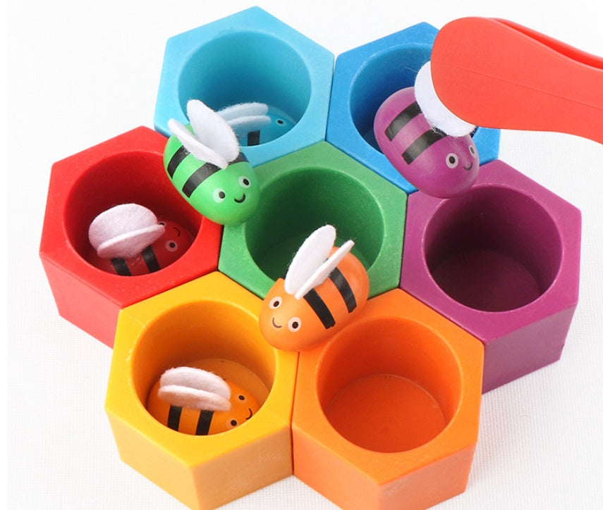 Wooden Bee-Catching Coordination Game
