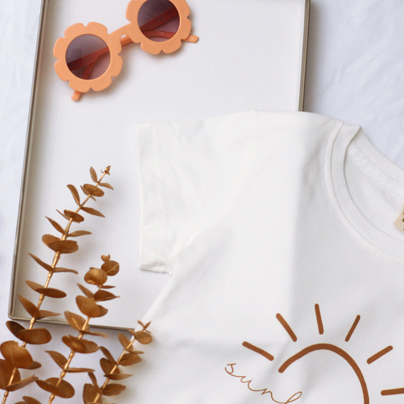 Baby Girl Cotton Cartoon Tee