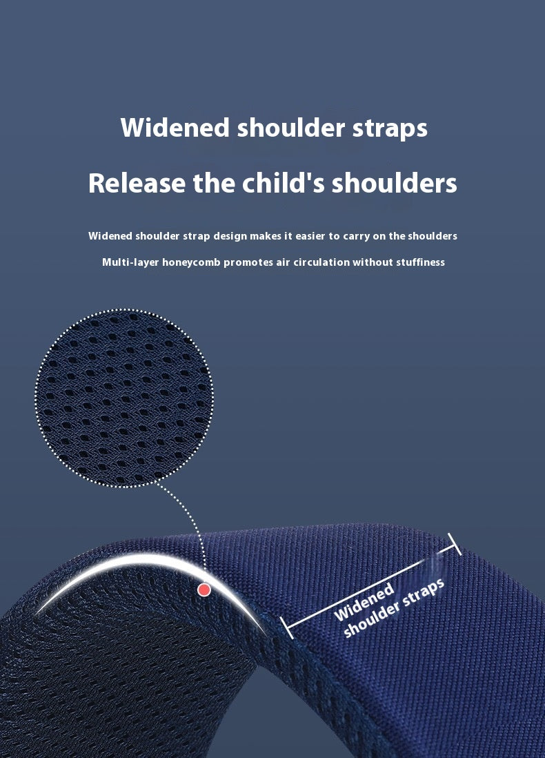 Kids' Plaid Spine-Protect Backpack