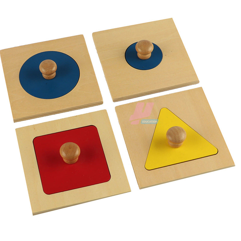 Wooden Geometric Sensory Puzzle