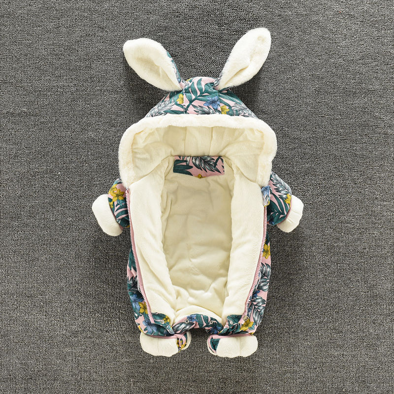 Baby Padded Quilted Winter Onesie