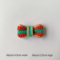 Crocheted Christmas Hair Clips