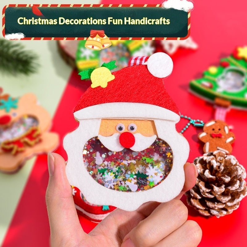 Christmas Hanging Felt Rattle DIY Craft Kit Toy
