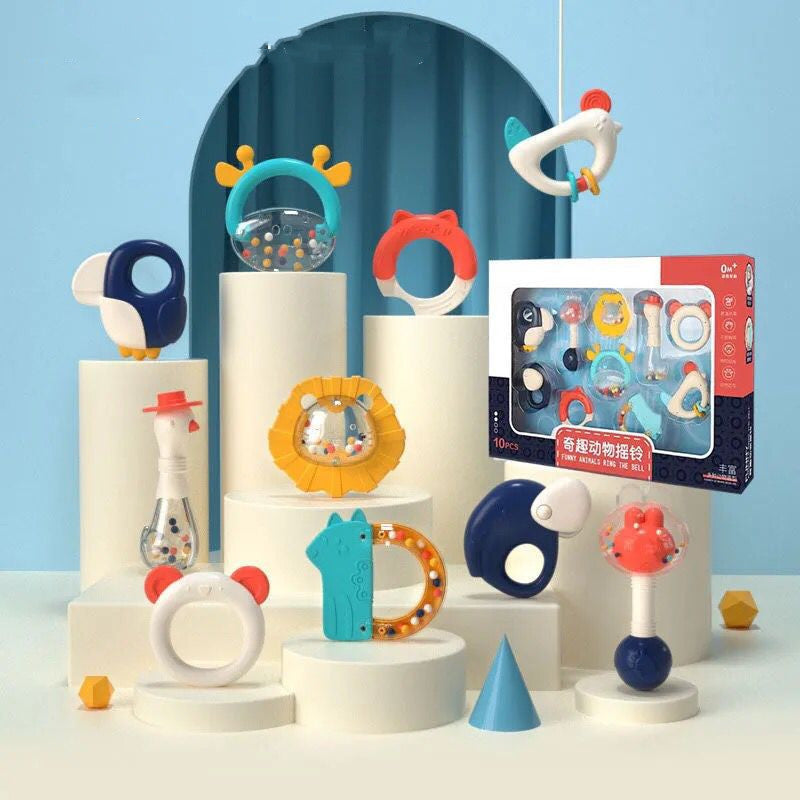 Baby Rattle Educational Gift Set