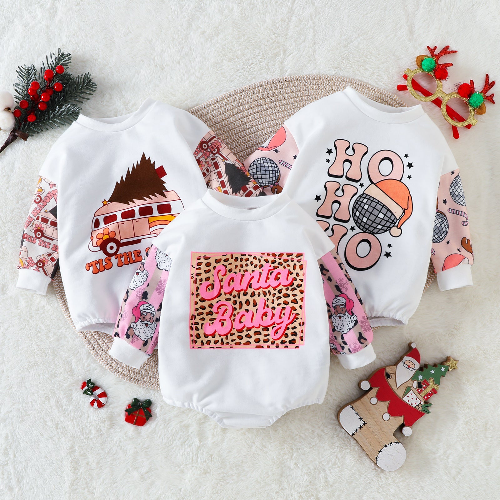 Baby Christmas Cartoon Romper