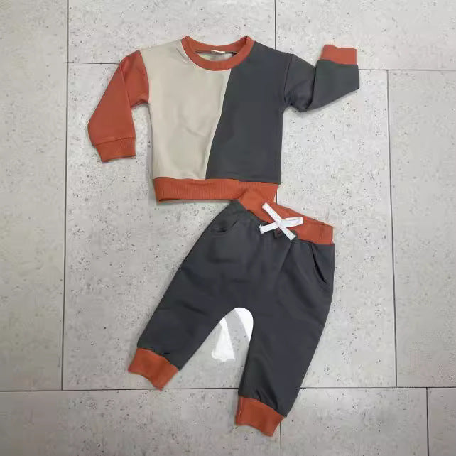Casual Long-Sleeve Sweater & Trouser Set