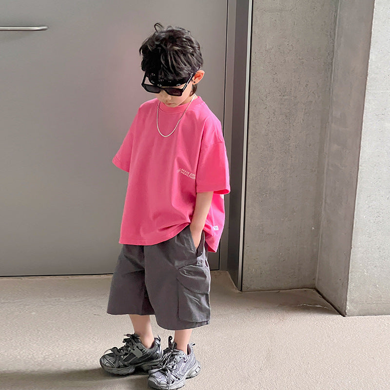 Boys' Back-Print Short-Sleeve Tee