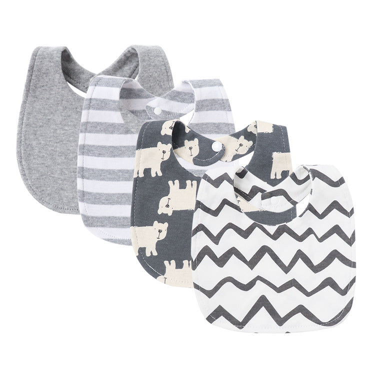 Baby And Infant Bibs Made Of Pure Cotton