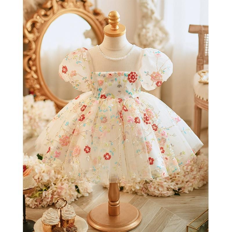 Girls' Flower Girl Pettiskirt Dress