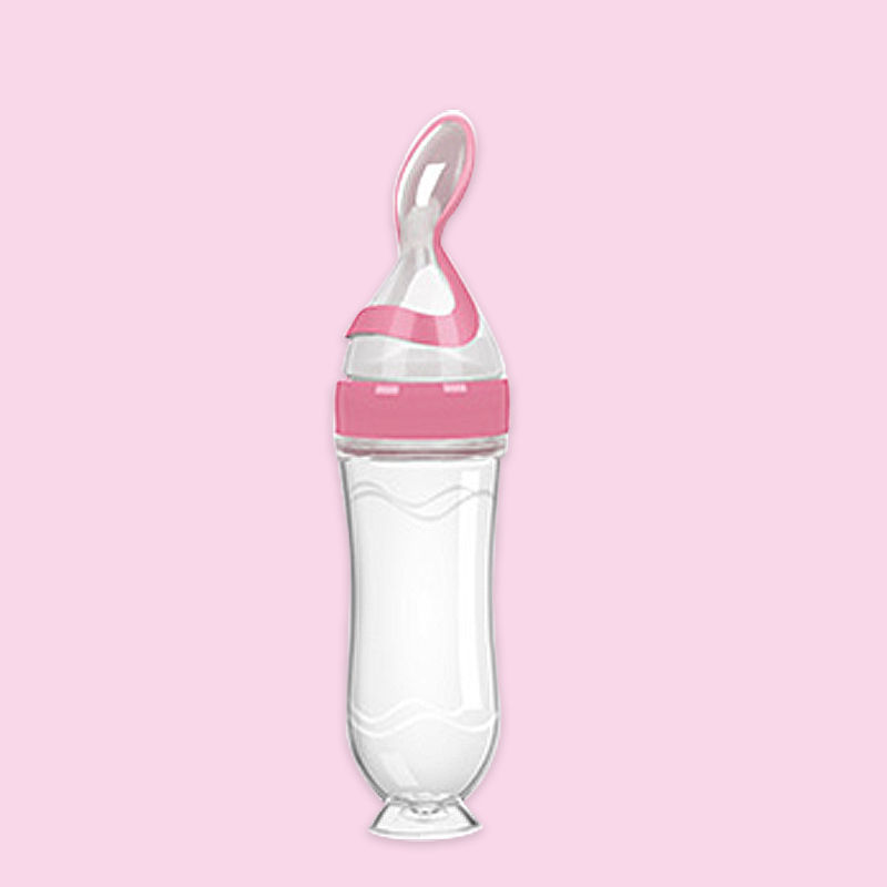 Silicone Squeeze Feeding Spoon Bottle