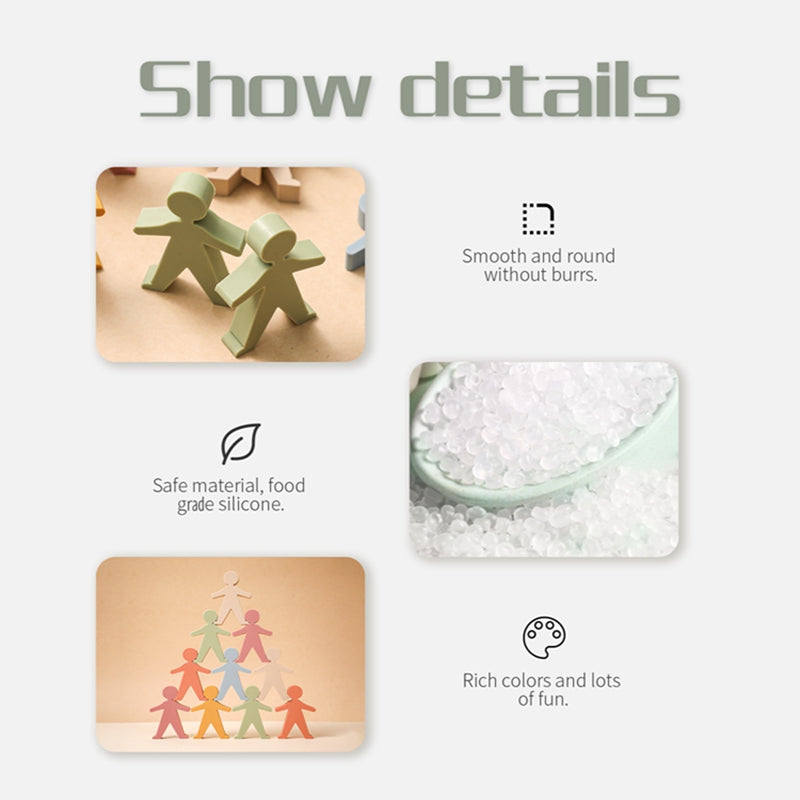 Silicone Stacking People Toy