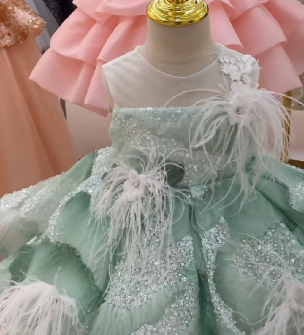 Girls' Strapless Princess Dress