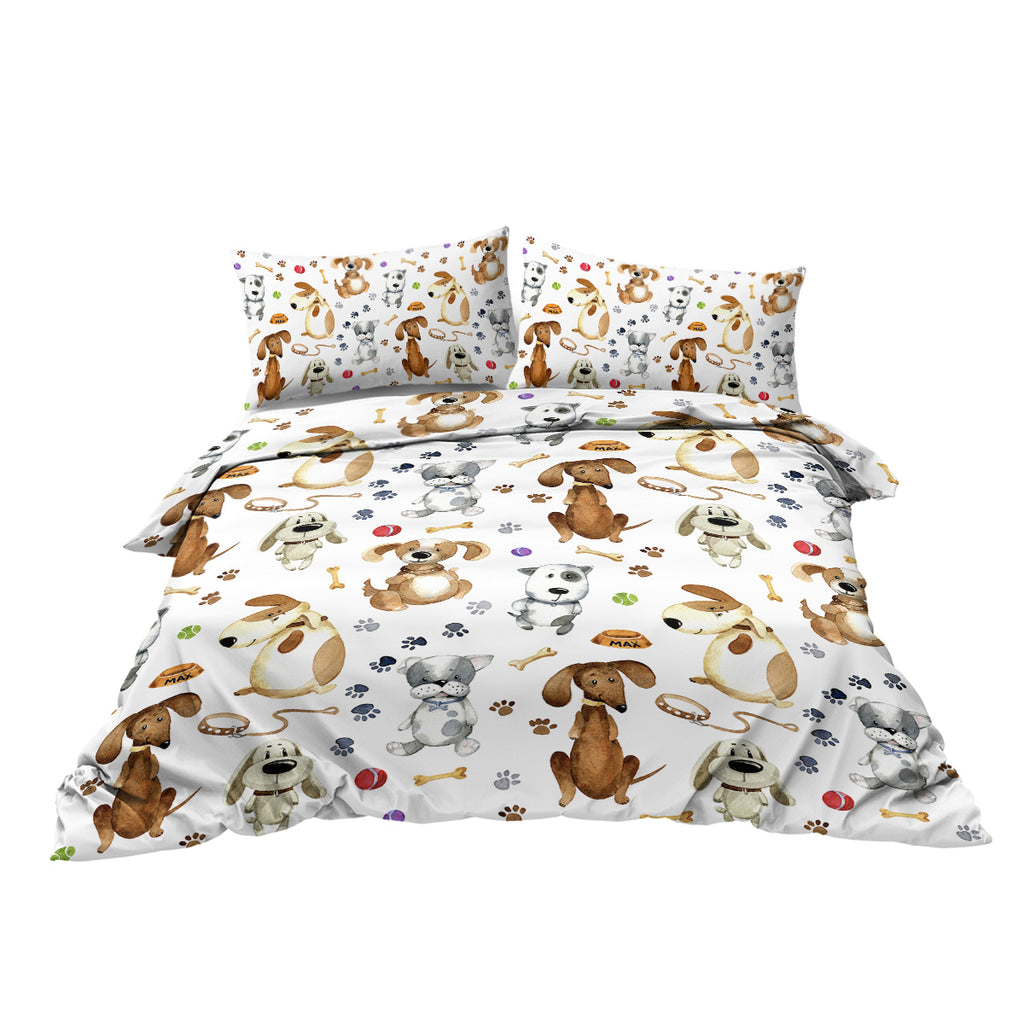 Kids' Puppy Duvet Cover Set (3-Piece)