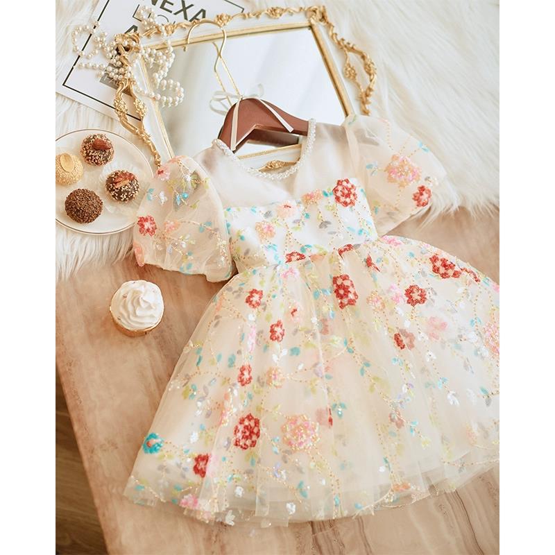 Girls' Flower Girl Pettiskirt Dress