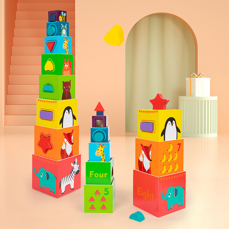 Wooden Number & Planet Stacking Set