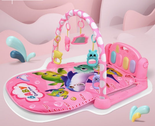 Baby Play Gym with Piano & Soft Lighting