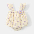 Baby Girl Lotus-Sleeve Sling Onesie
