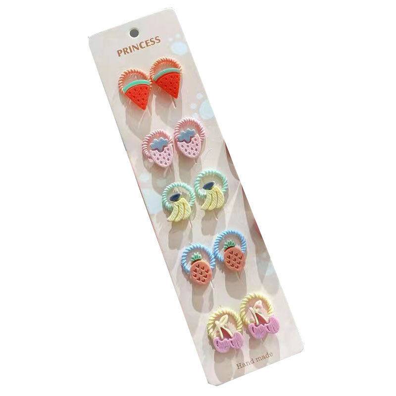Toddler Cartoon Hair Ties