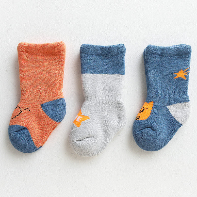 Baby Combed-Cotton Warm Socks