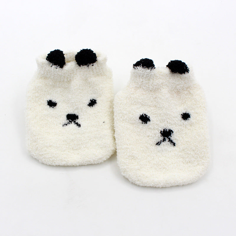 Kids' Coral Fleece Non-Slip Socks