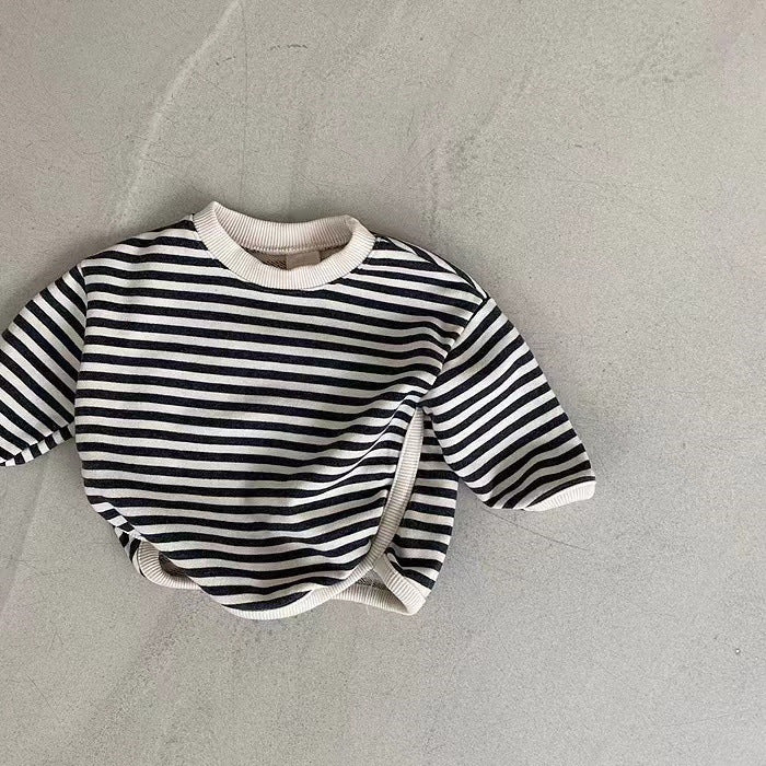 Baby Girl Striped Long-Sleeve Sweater