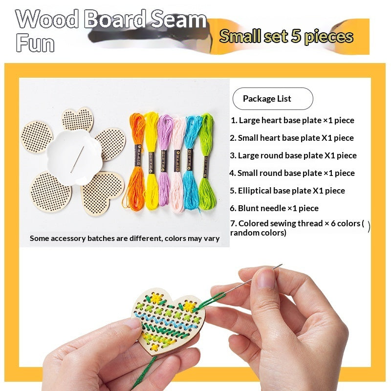 Safety-Needle Embroidery Craft Kit