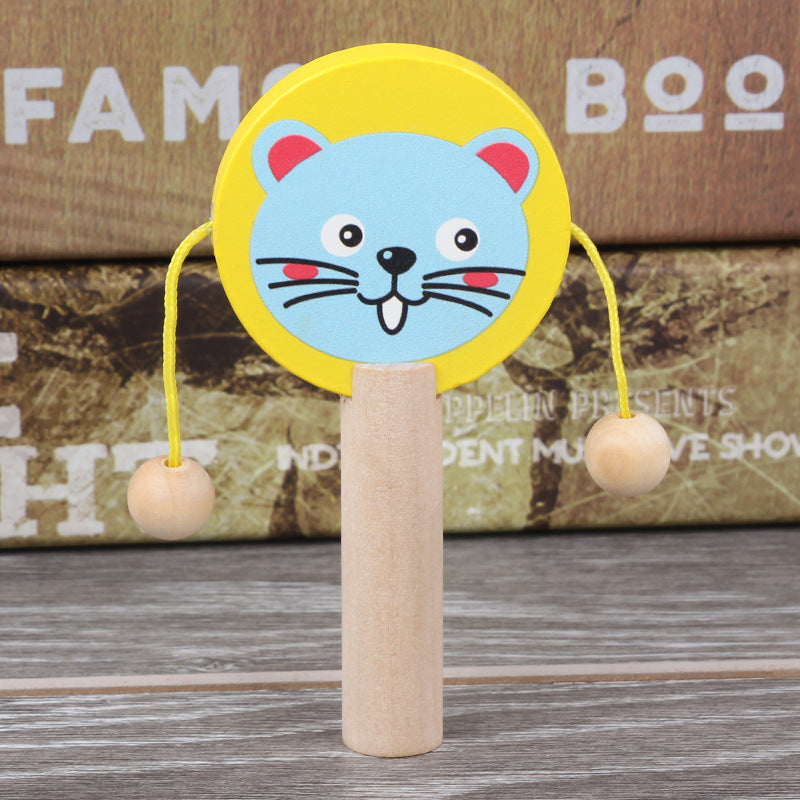 Wooden Rattle Drum