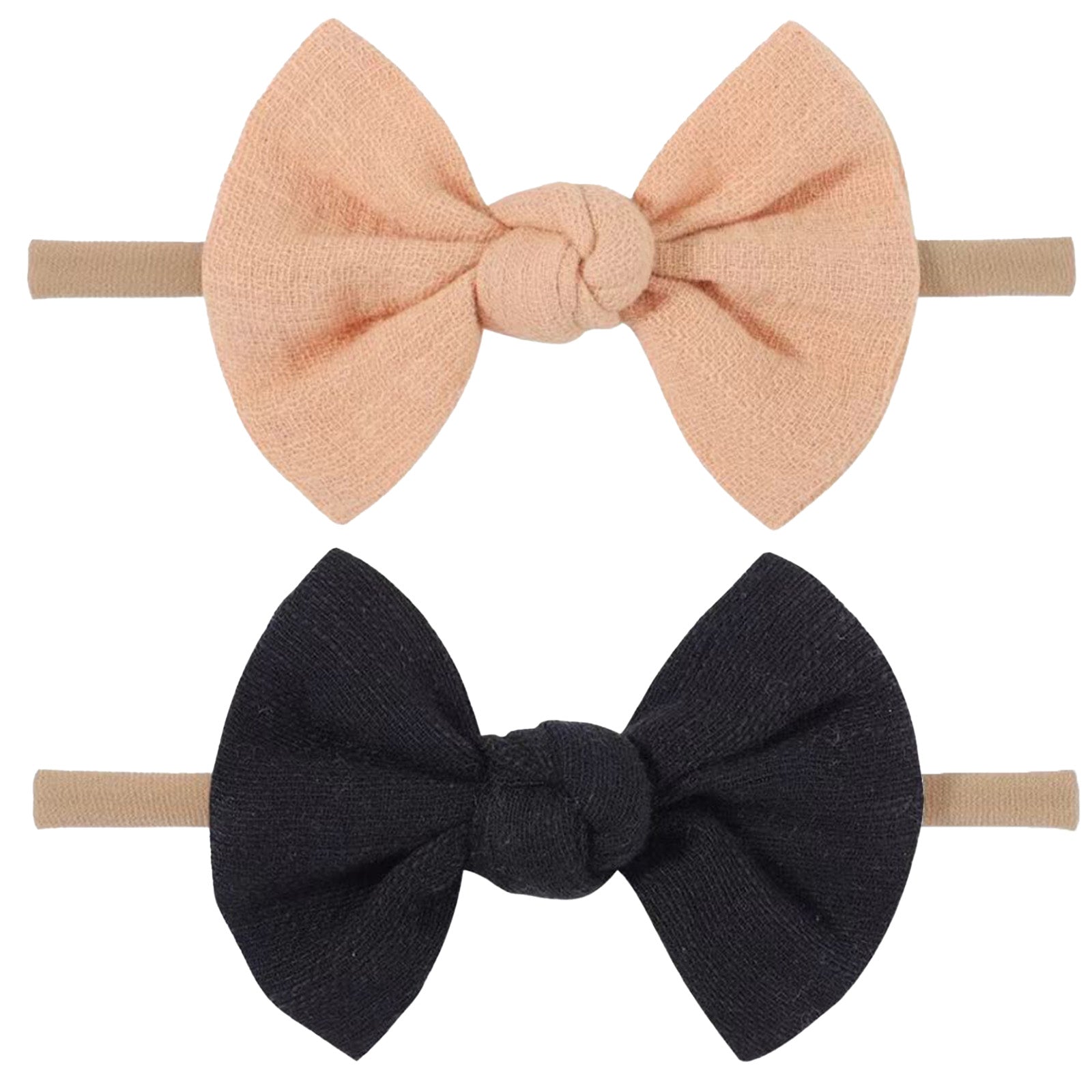 Baby Girl Nylon Bow Headbands