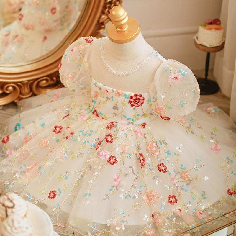 Girls' Flower Girl Pettiskirt Dress