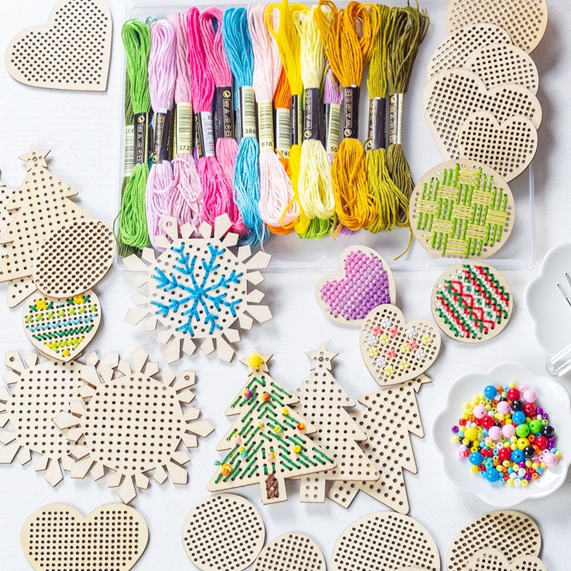 Safety-Needle Embroidery Craft Kit