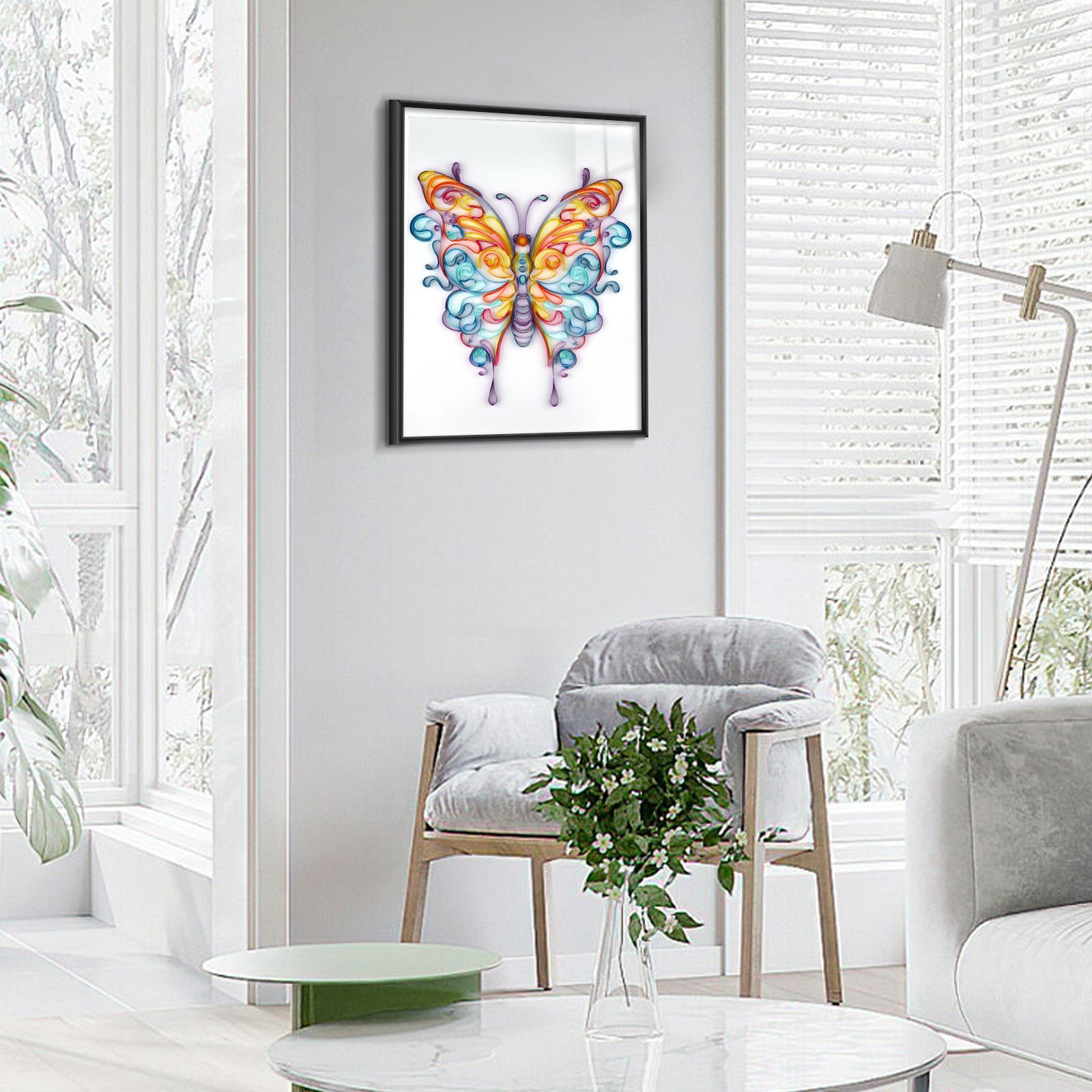3D Quilling Paper Butterfly Craft Kit