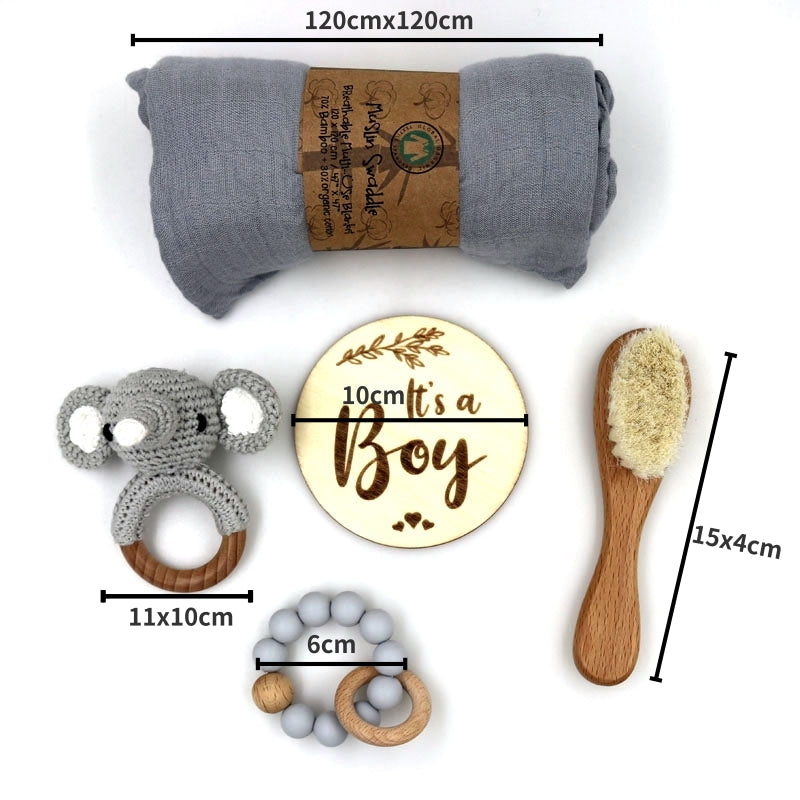 Hand-Knitted Animal Rattle