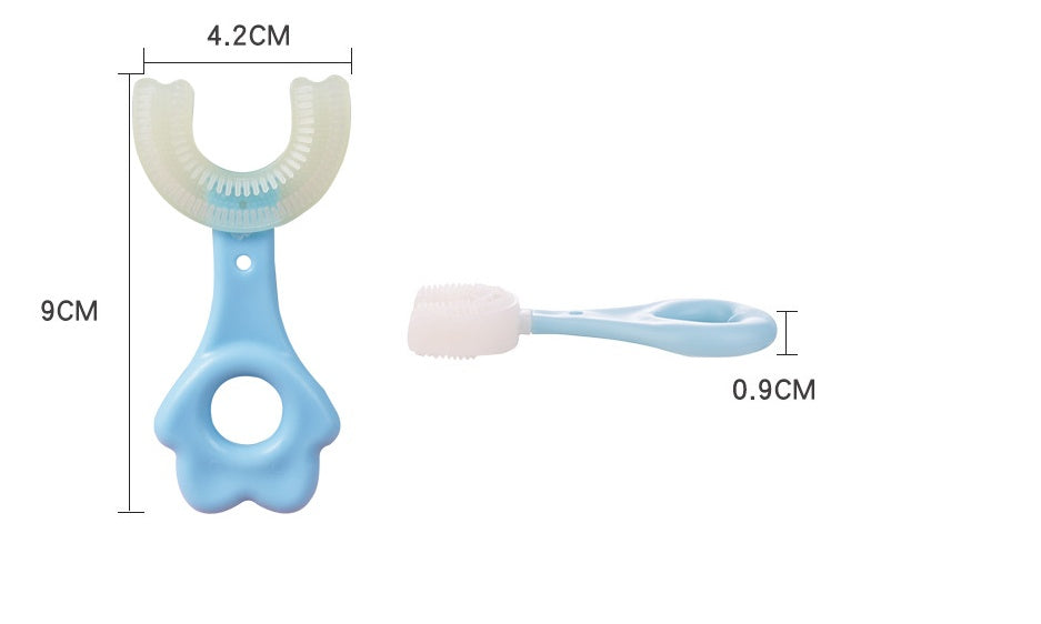 U-Shaped Silicone Baby Toothbrush