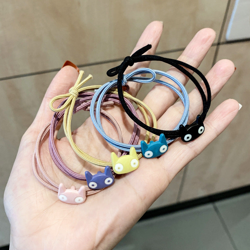Girls' Cartoon Hair Ties (5-Pack)