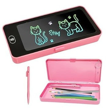 2-in-1 LCD Tablet Pencil Case
