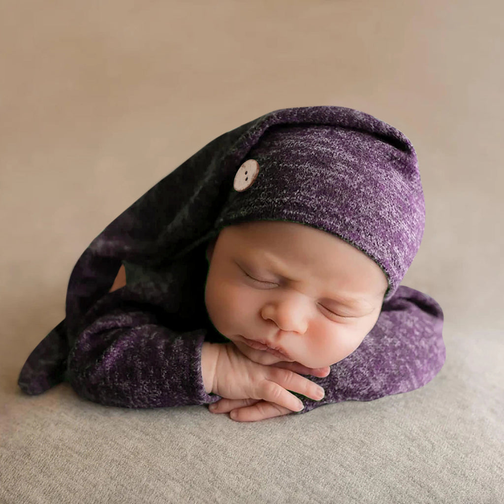 Baby Photo-Prop Bodysuit & Hat Set