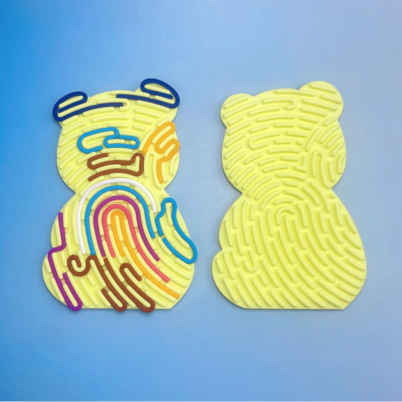 Silicone Sensory Activity Plate
